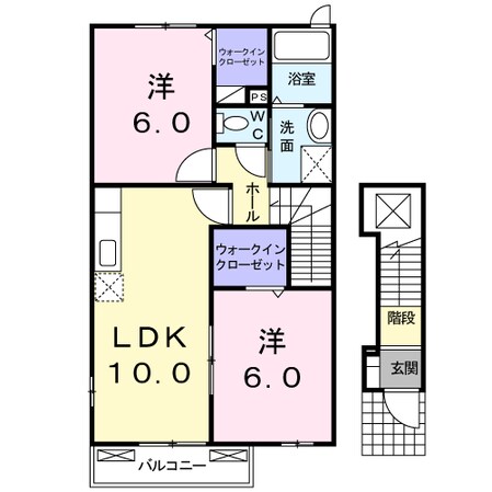 グランシャリオの物件間取画像